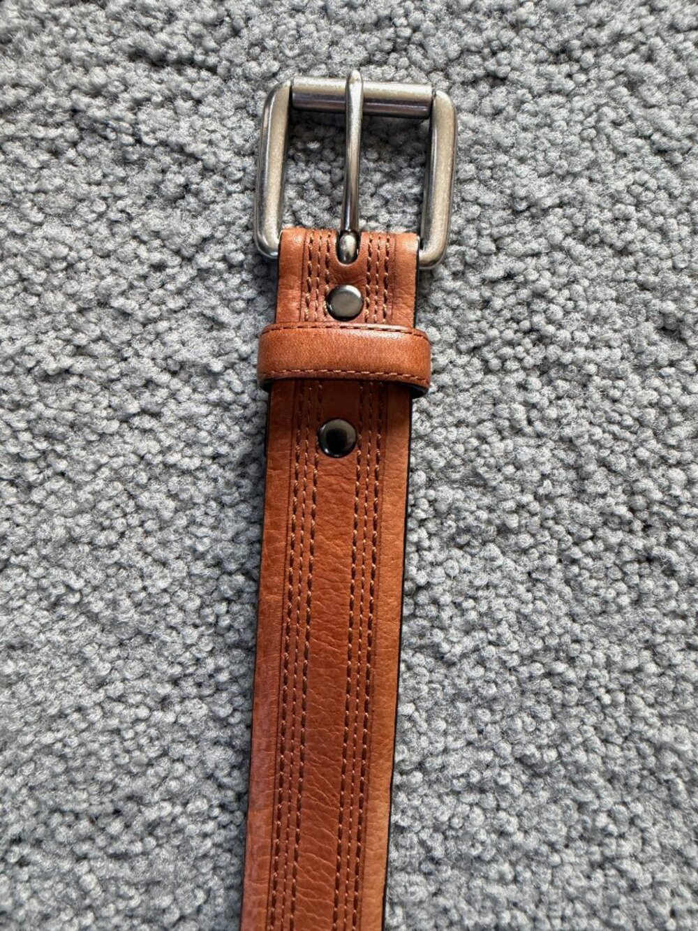 Ariat Men’s Grip Strip Tan Full Grain Leather Belt Size 34 Model 730011 - Picture 2 of 10